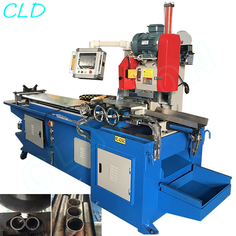 Pipe cutting machine cnc automatic MC425CNC stainless steel iron copper aluminum metal pipe tube cutter